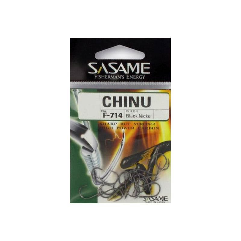 Hameçon Offset Sasame F-721 Chinu – Or, Taille 3, Lot De 11, Neuf
